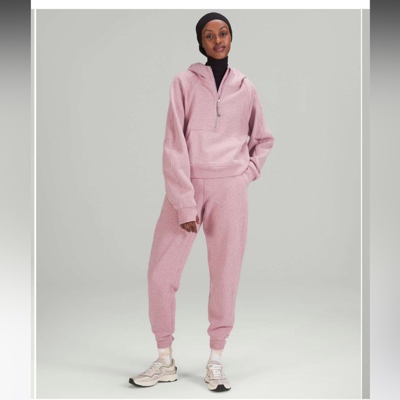 NWT Lululemon Scuba High-Rise Jogger / Heathered Pink Taupe - Picture 3 of 8